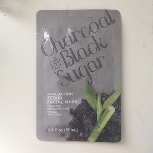 Charcoal & Black sugar scrub mask